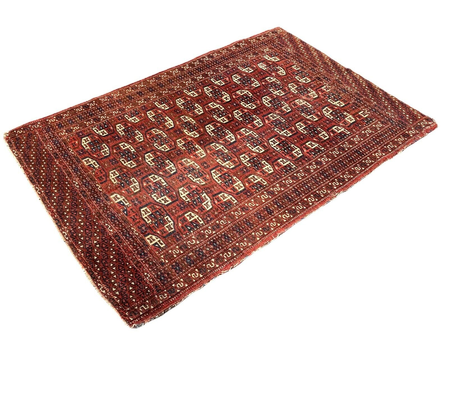 Feiner Antiker Handgeknüpfter Turkoman Tekke Teppich,177x117cm,Antique Tekke Rug