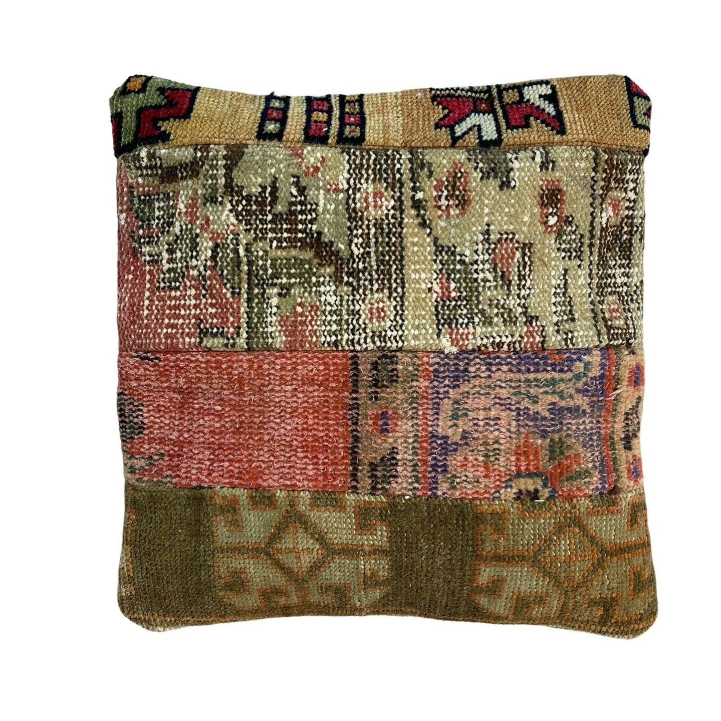 40 x 40 cm  , Vintage Turkish Cushion Cover ,  Vintage Handgemachte Kissenbezug