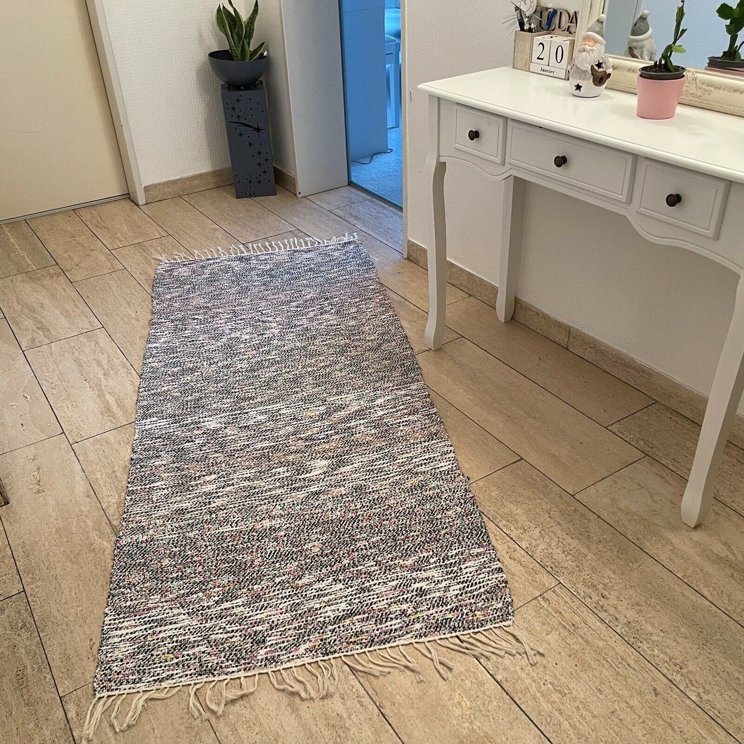 Brand New Traditional Turkish Runner , Rag Rug Runner 189X 80