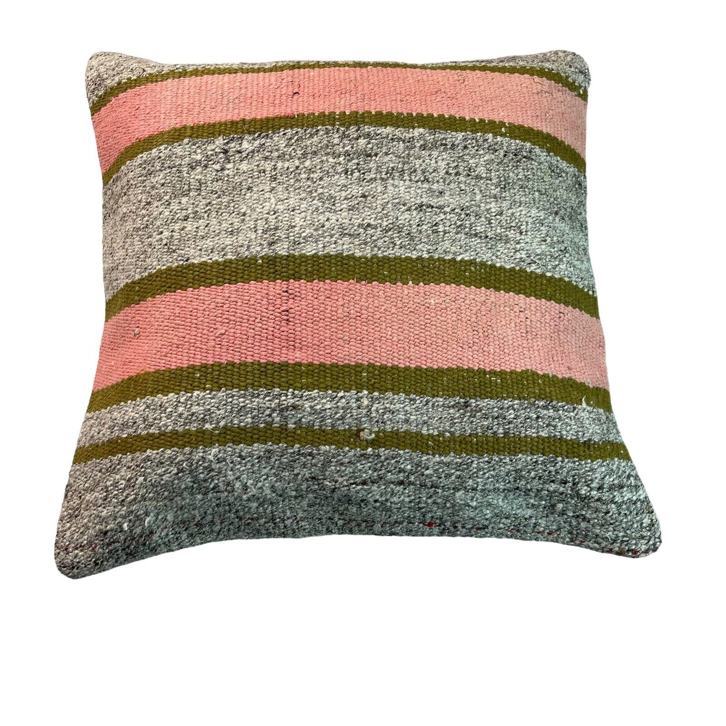 Einzigartige Kelim-Kissen,Turkish Kilim Pillow,16'×16'   Funda De Cojín Kilim