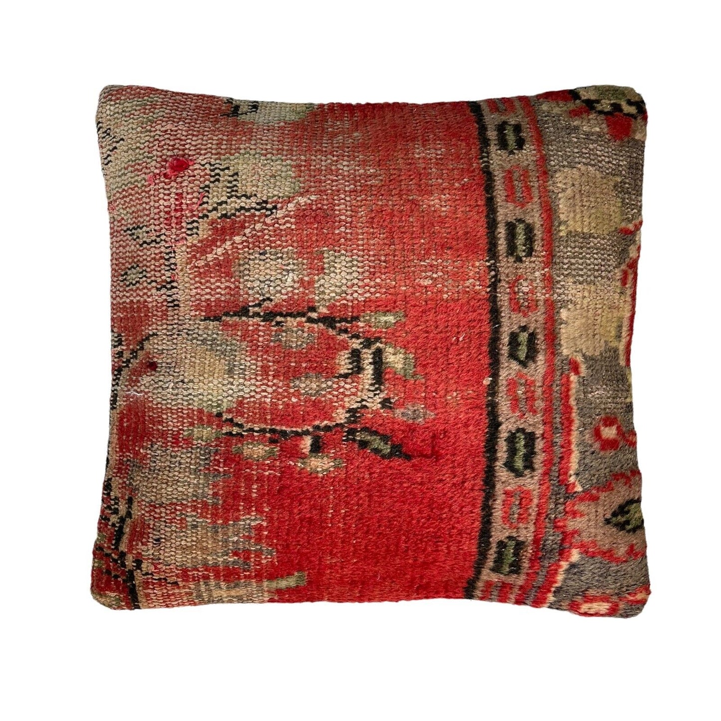 45 x 45 cm  , Vintage Turkish Cushion Cover ,  Vintage Handgemachte Kissenbezug