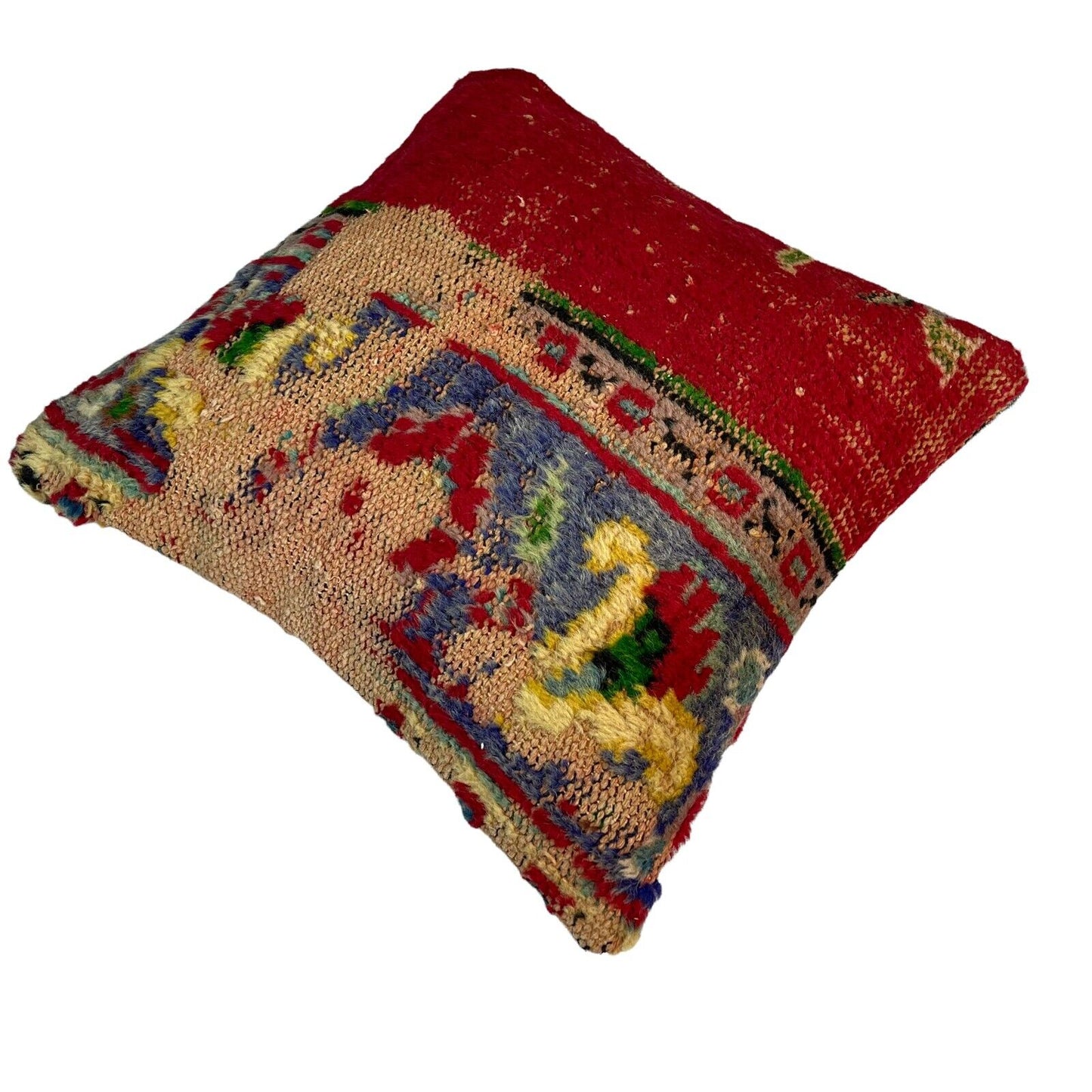 18''X18'' Vintage Handmade Rug Cushion Cover, 45 x 45 cm Deko Kissenbezug