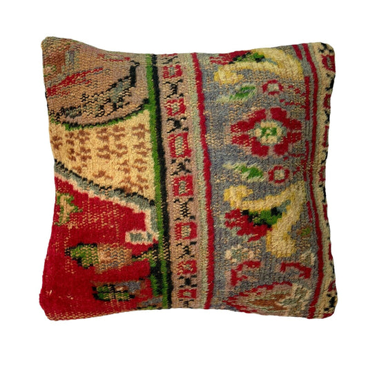 45 x 45 cm  , Vintage Turkish Cushion Cover ,  Vintage Handgemachte Kissenbezug