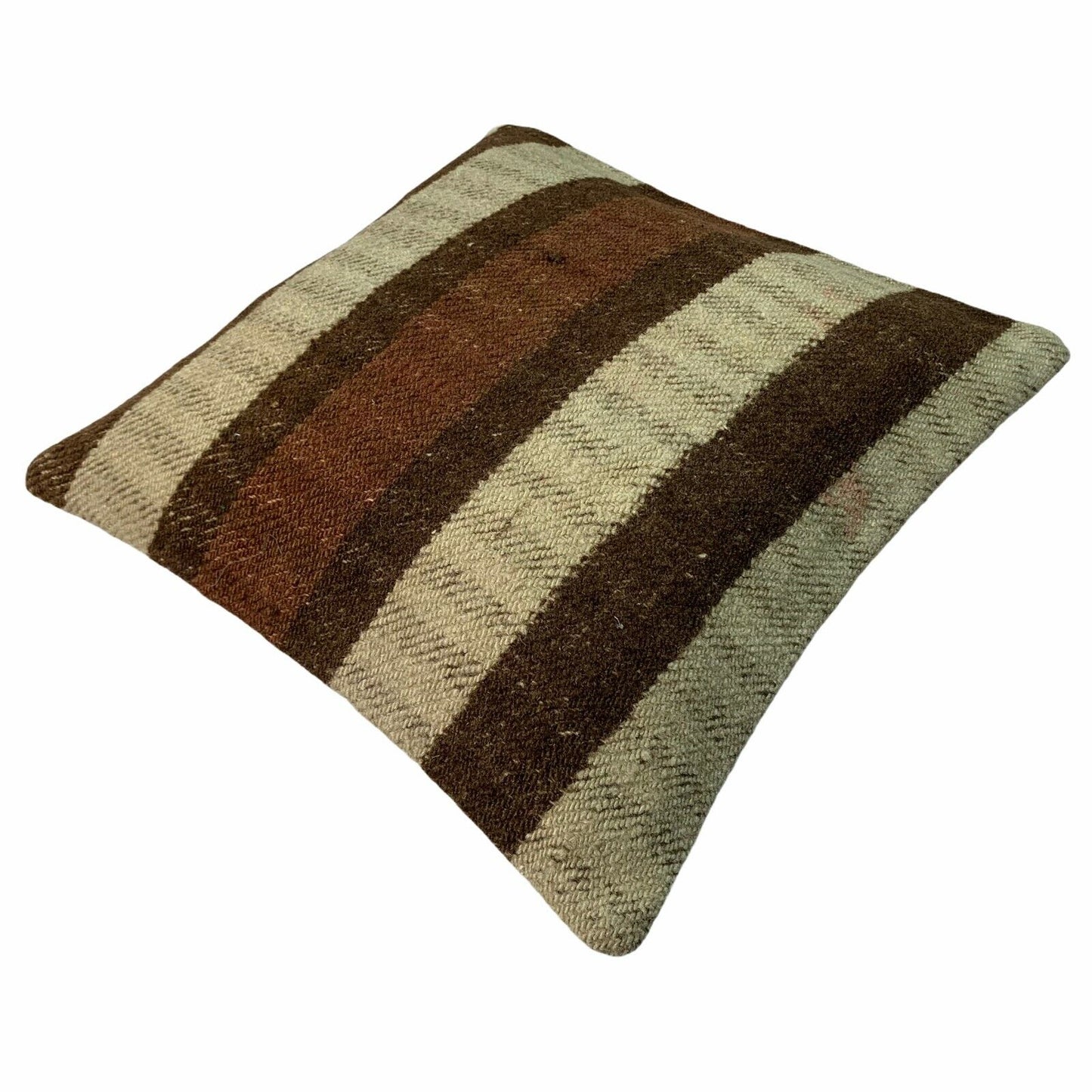 Einzigartige Kelim-Kissen,Turkish Kilim Pillow,16'×16'   Funda De Cojín Kilim