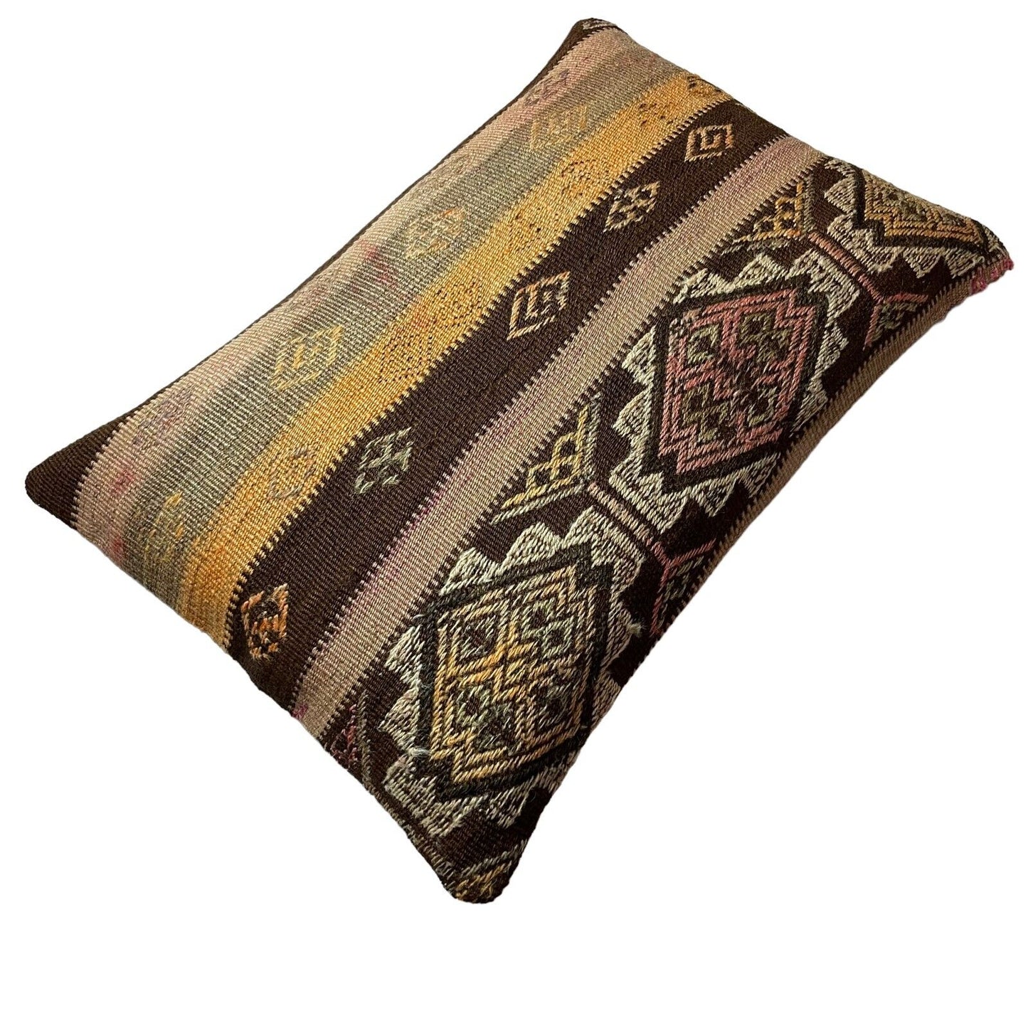 40x60 Cm Handgewebt Kelim Kissenbezug Vintage Kilim Cushion Cover , Boho,16'x24'