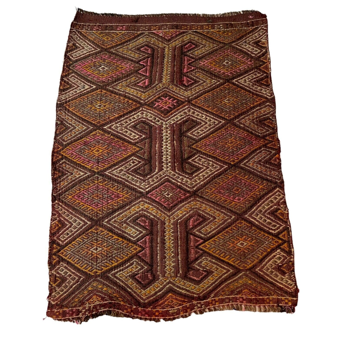 Traditionelle türkische Kelim Teppich, Vintage Turkish Kilim Rug 100X67cm