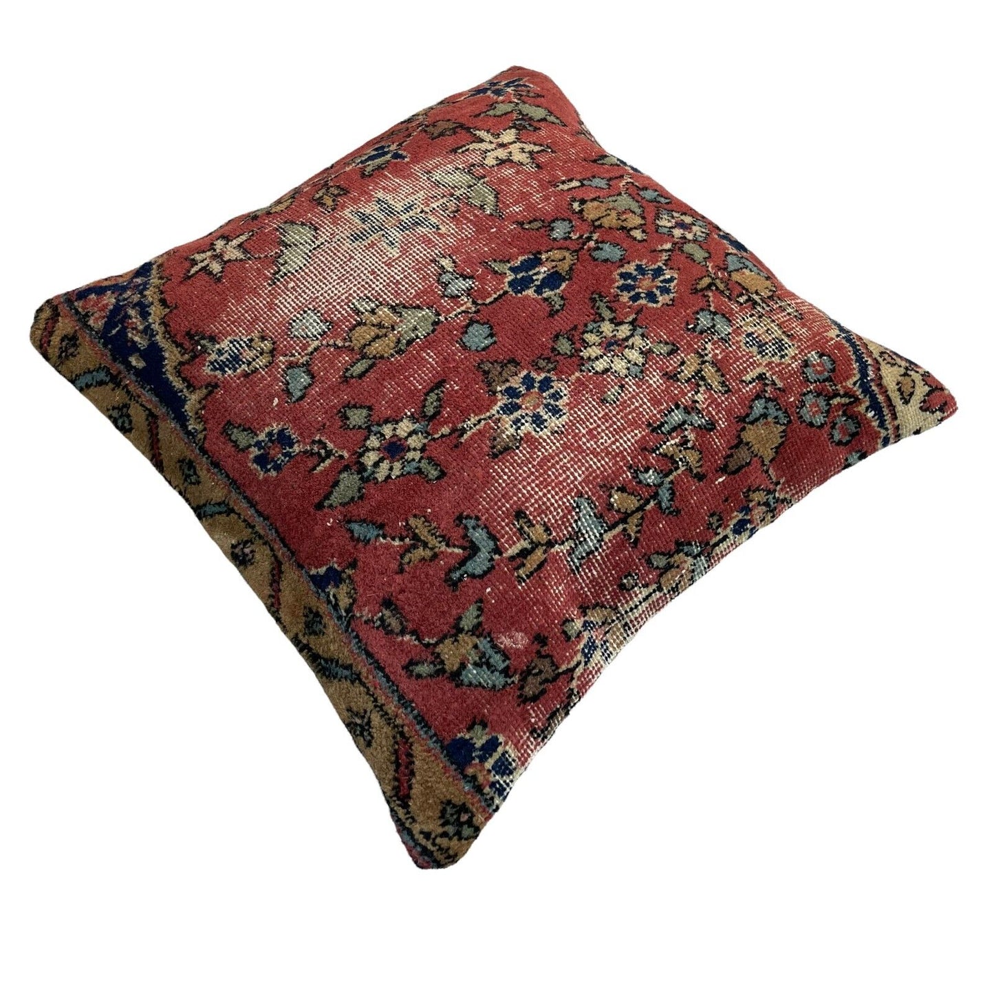 18''X18'' Vintage Handmade Rug Cushion Cover, 45 x 45 cm Deko Kissenbezug