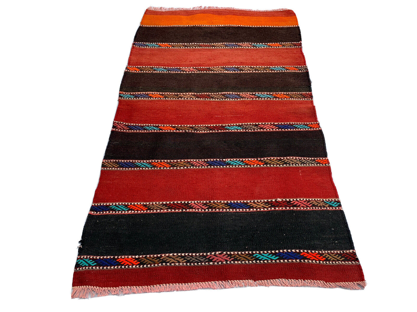 Traditional Turkish Kilim Rug,Vintage Kelim Teppich 130x74 cm