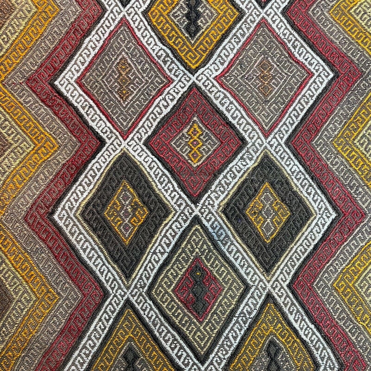 Traditionelle türkische Kelim Teppich, Vintage Turkish Kilim Rug 78X54 cm